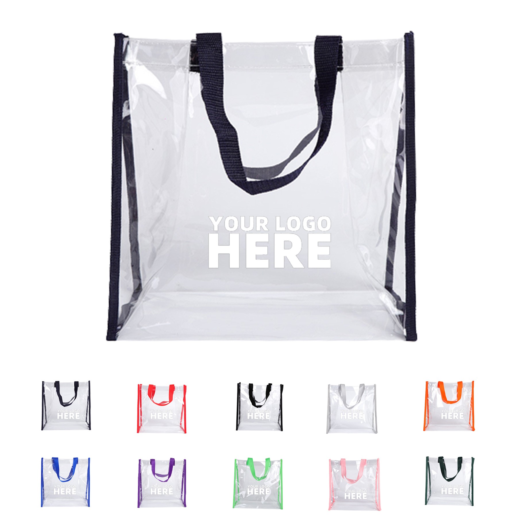 Plastic Clear Tote Bags 5