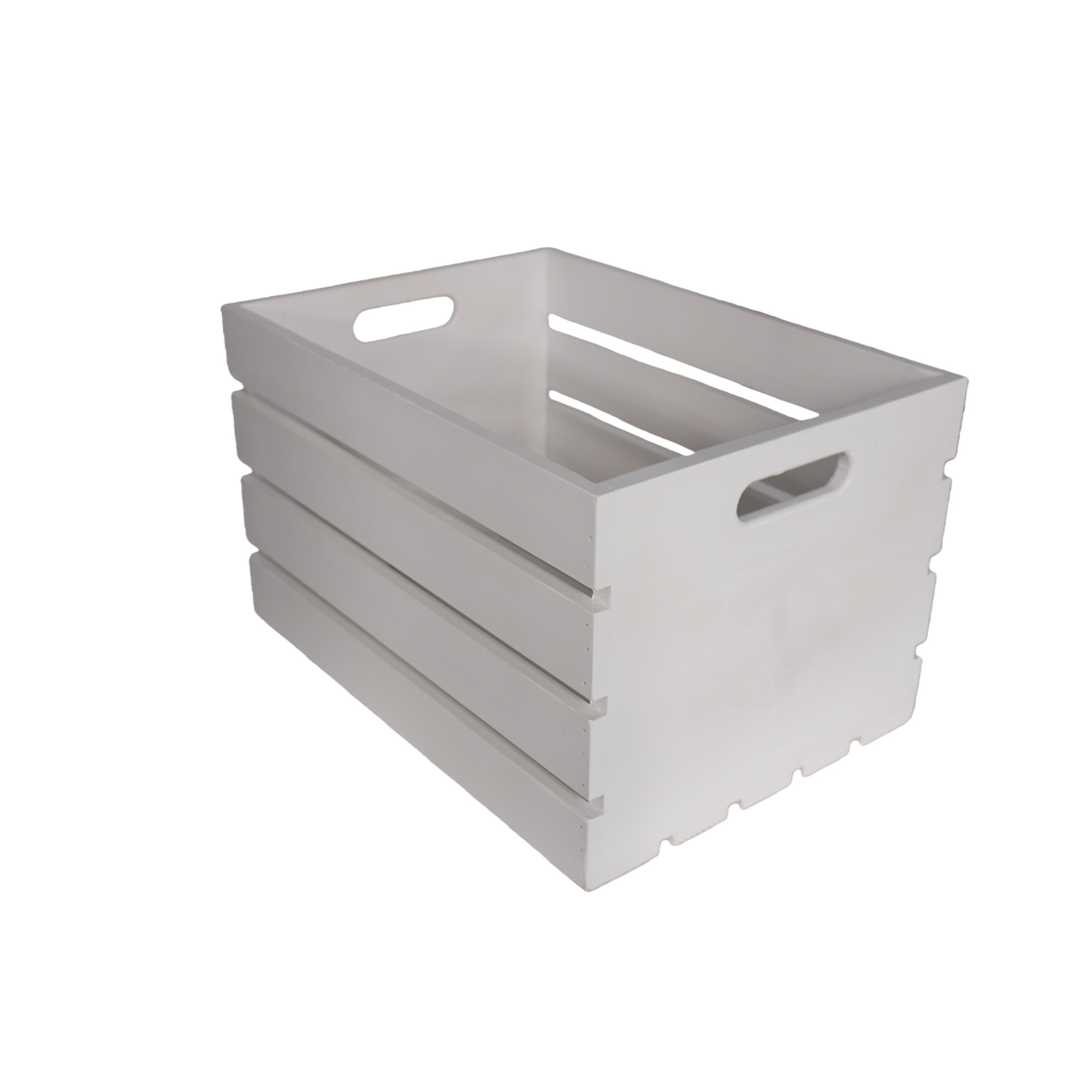 White Wooden Crate 1