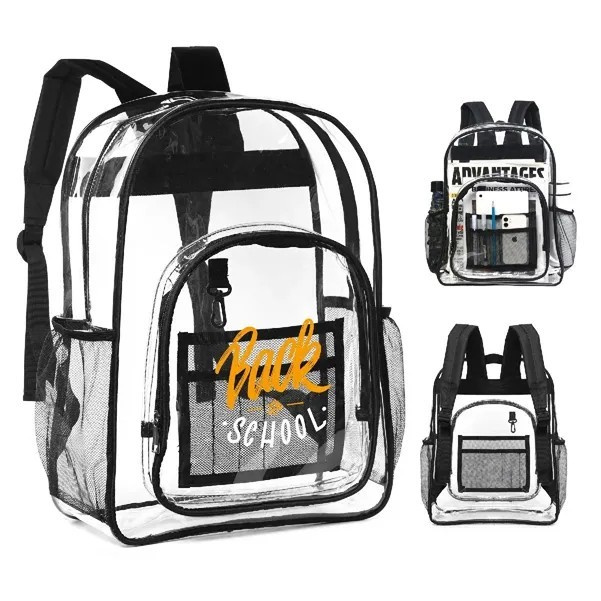 Heavy Duty Transparent School Backpack 3