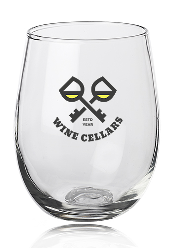 17 oz. Sienna Stemless Wine Glasses 17