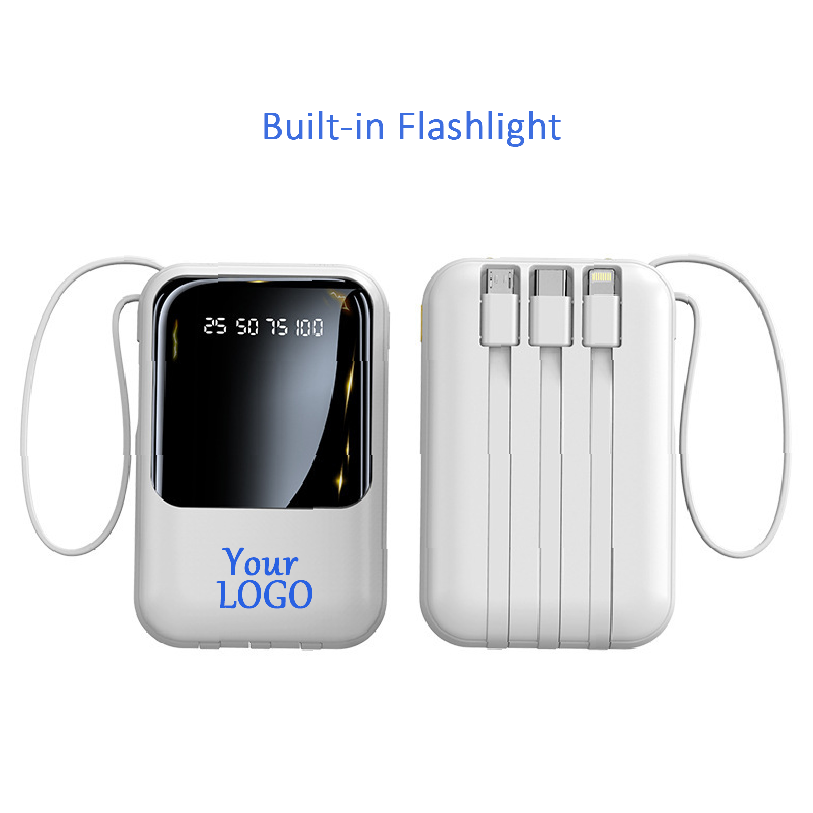 Flashlight Power Bank Large Display 3