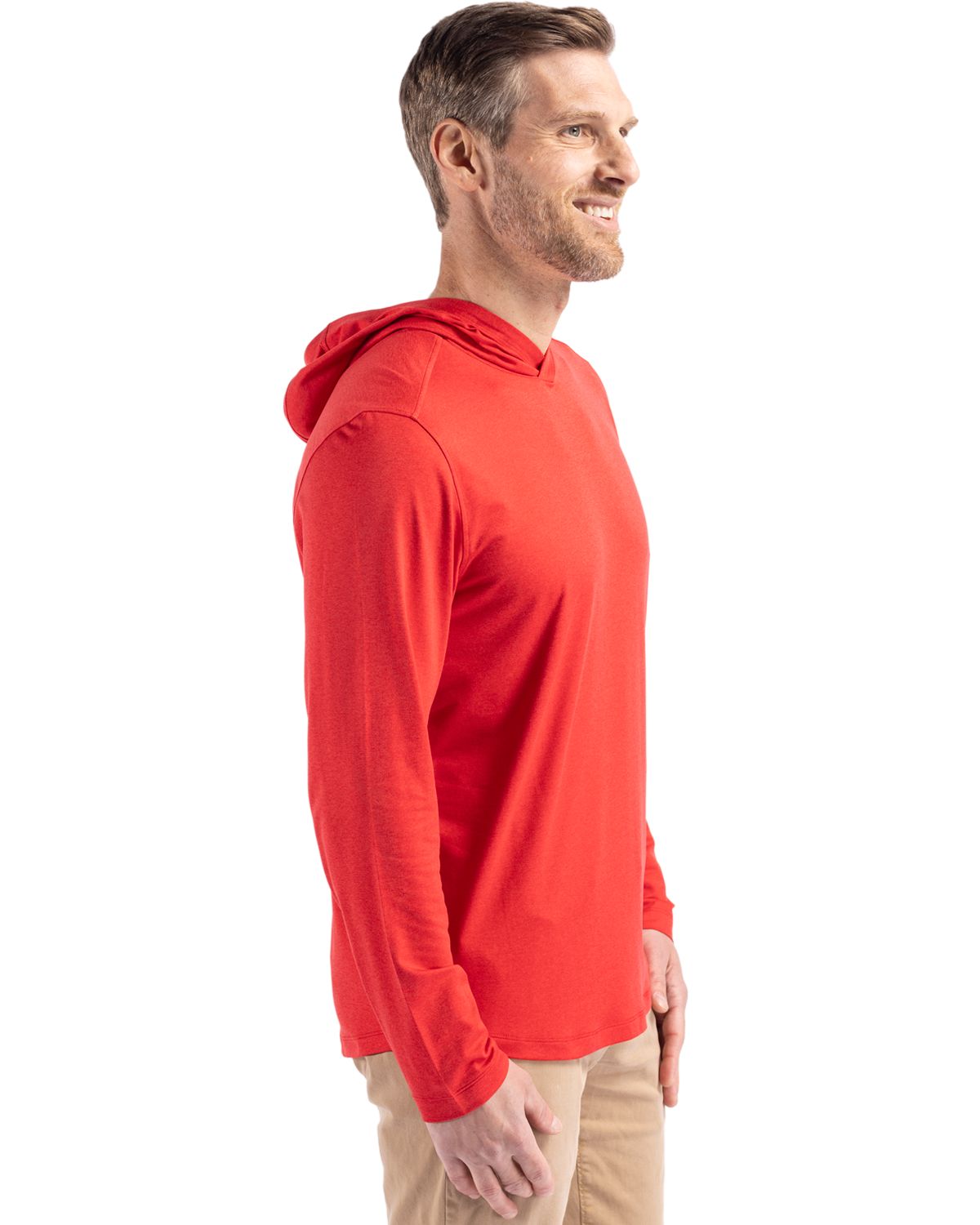 Cutter & Buck Coastline Recycled Double Peached Mens Hooded Pullover 52