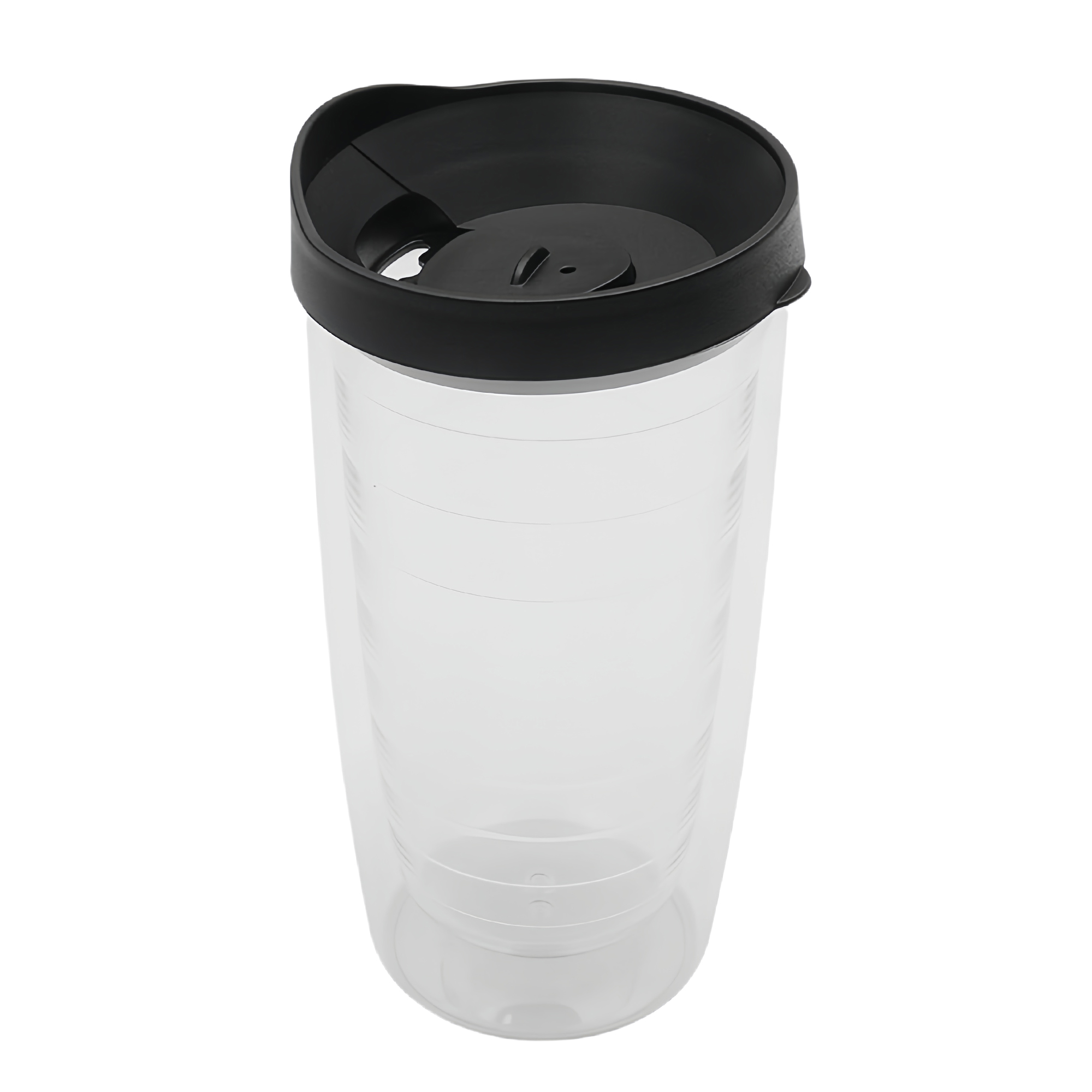 16oz Double Wall Thick Plastic Tumbler with Push Lid 3