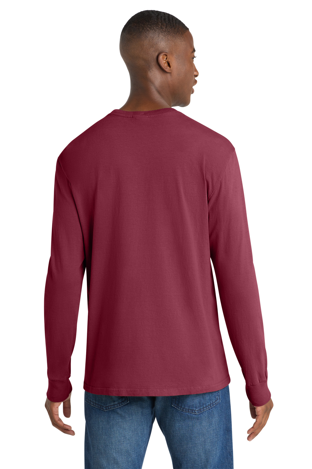 Port & Co Beach Wash Garment-Dyed Long Sleeve Tee PC099LS 12