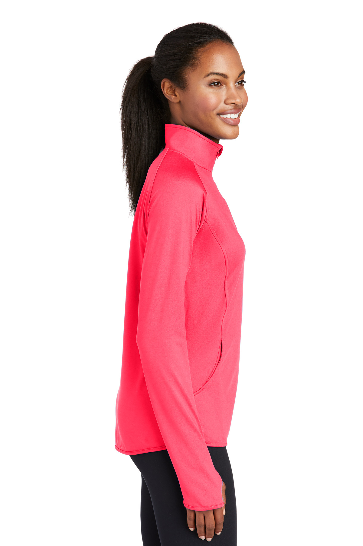 Sport-Tek® Women's Sport-Wick Stretch 1/4-Zip Pullover 63
