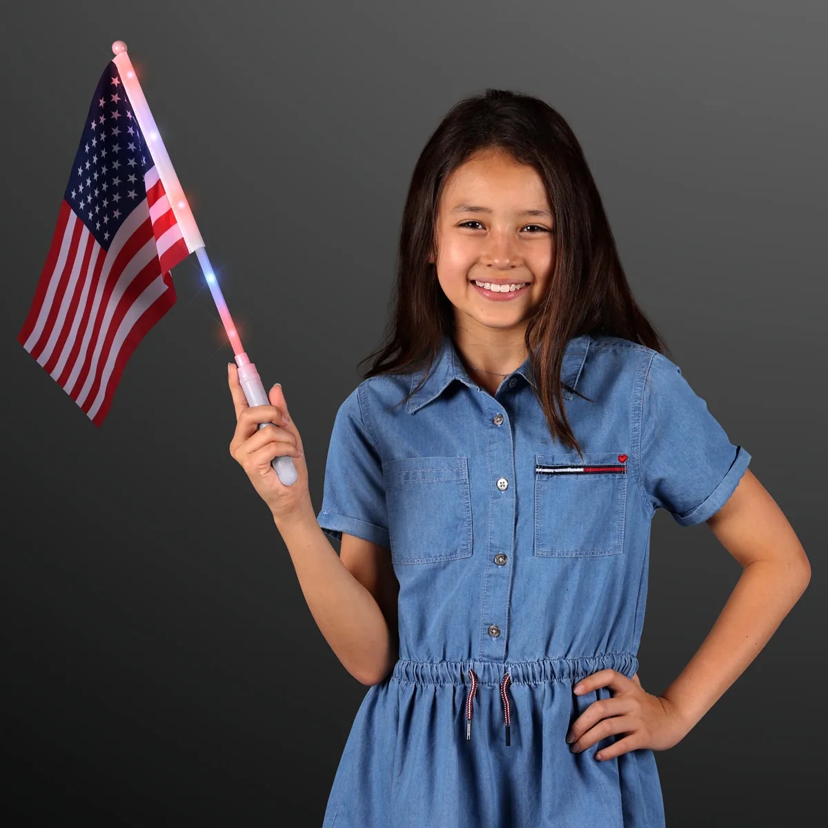 Light Up American Flags 4