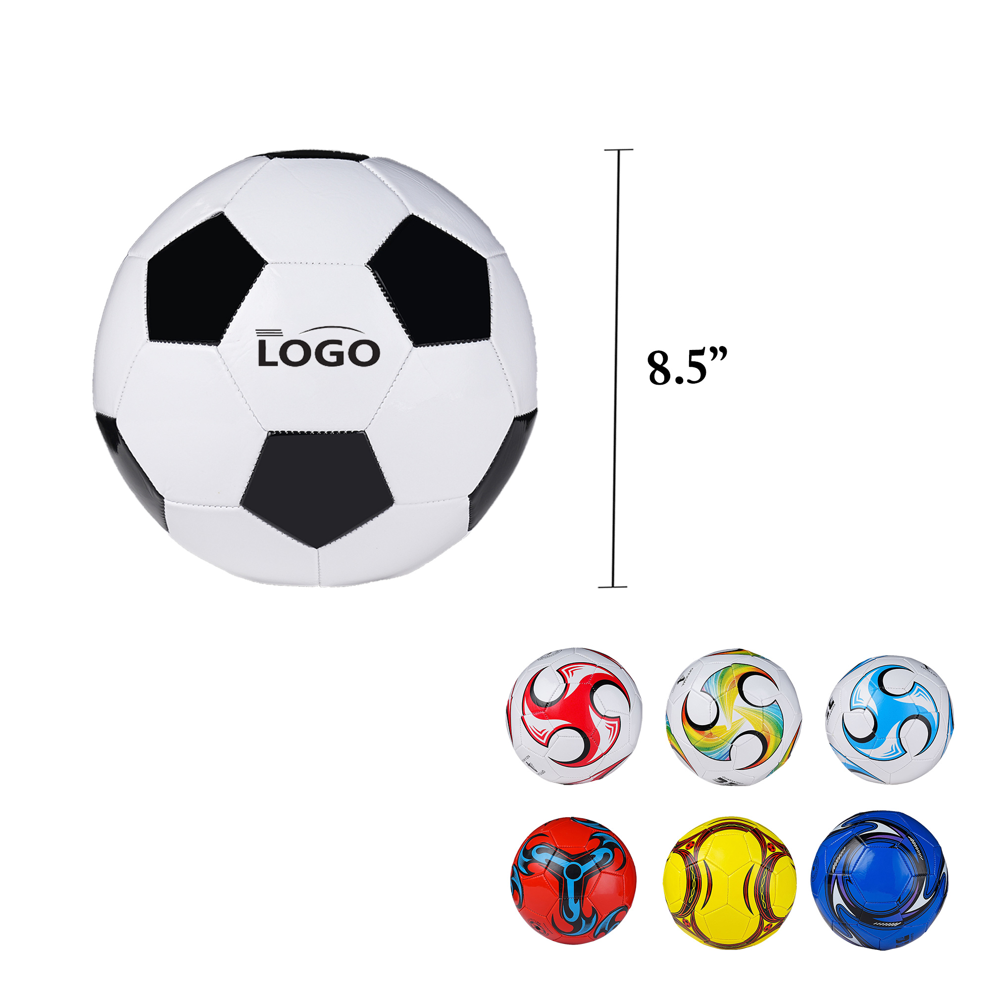 Versatile PVC Soccer Balls For Training And Matches 3