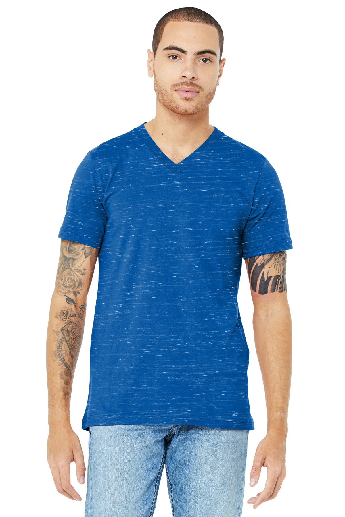 BELLA+CANVAS Unisex Jersey Short Sleeve V-Neck Tee. BC3005 46
