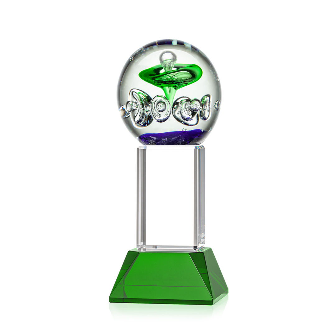 Aquarius Award on Stowe Base - Green 5
