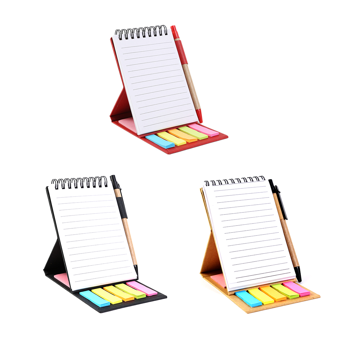 Spiral-Bound Notepad Set 4