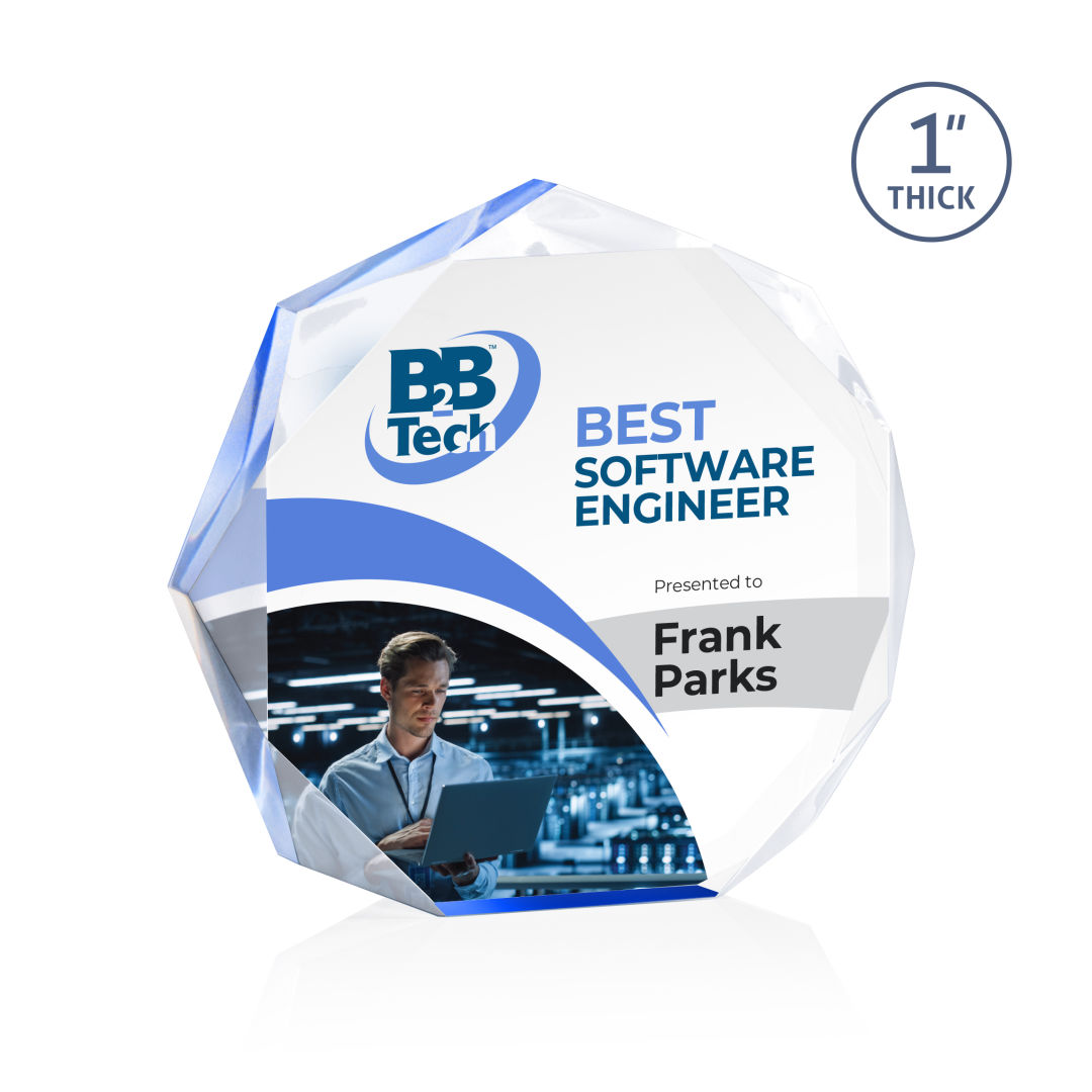 Piedmont VividPrint™ Award - Blue 10