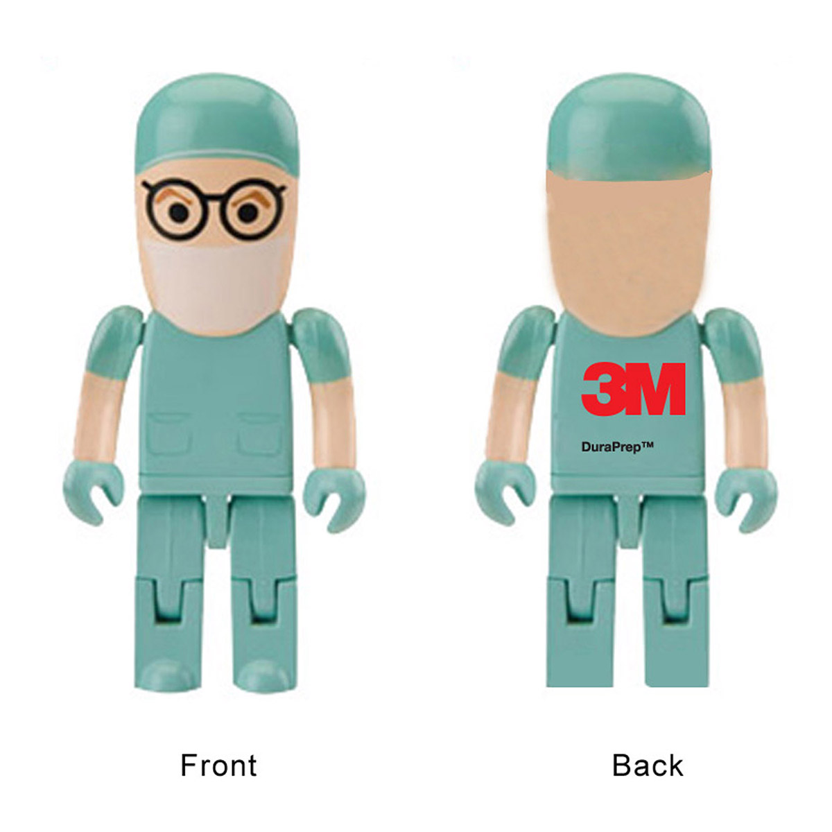 Doctor, Nurse, Surgeon, Medical Personnel Shaped USB Drive With Moveable Legs And Arms 14