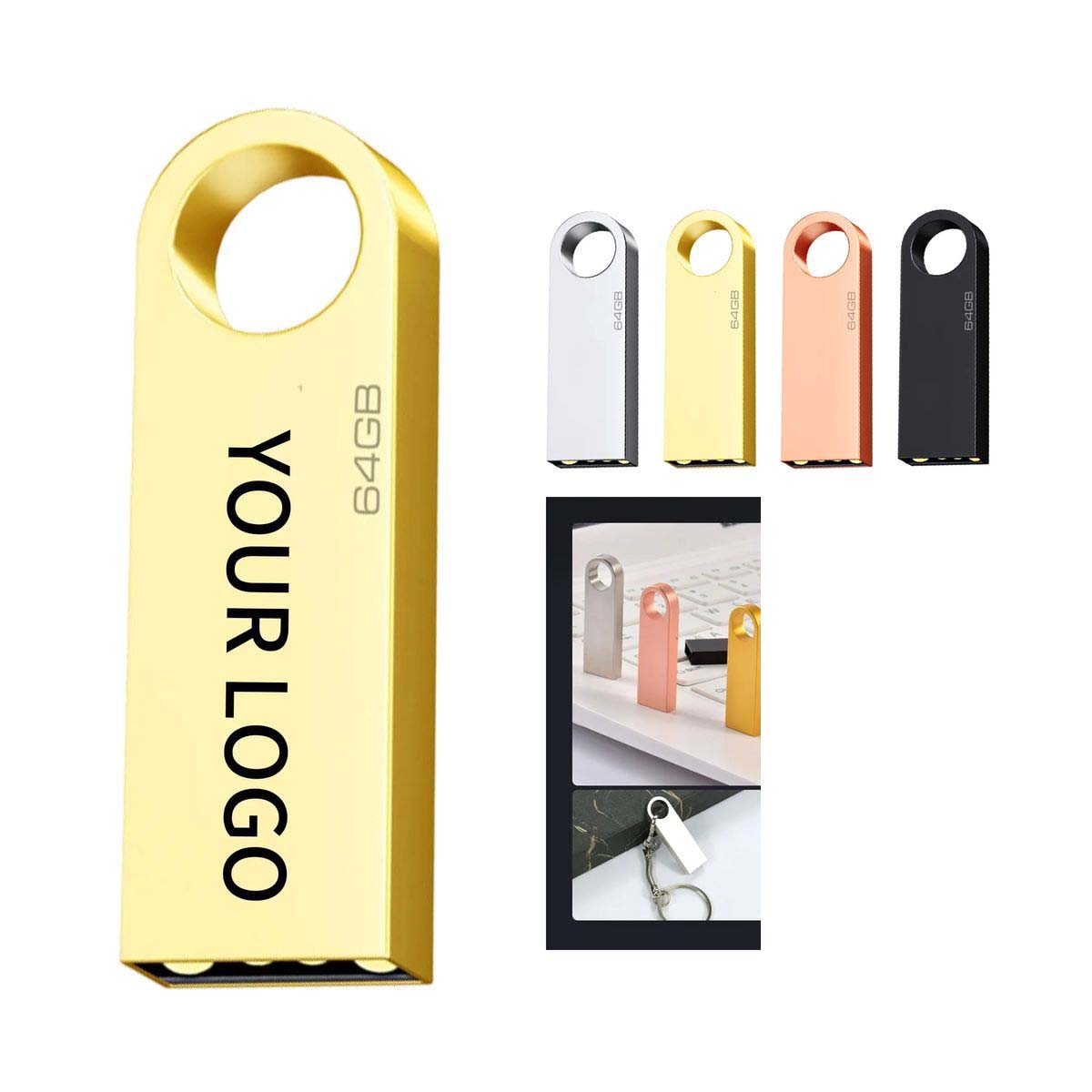 Promotional 4GB Metal USB Drive for Giveaways 2