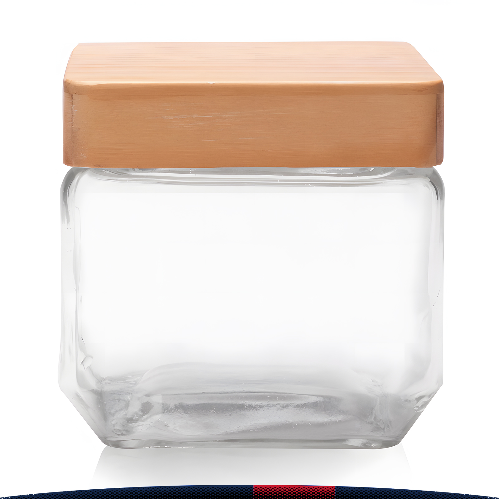 27 oz. Shanti Glass Jars with Wooden Lid 5