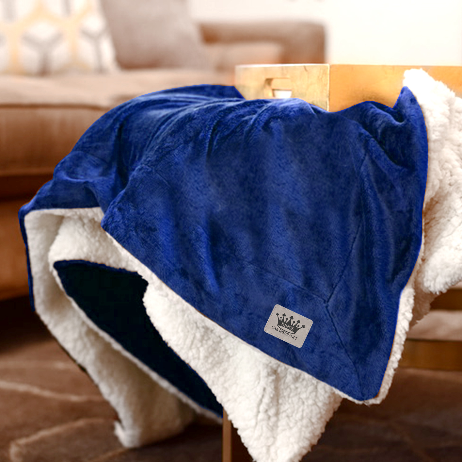 Oversized Micro Mink Sherpa Blanket 14