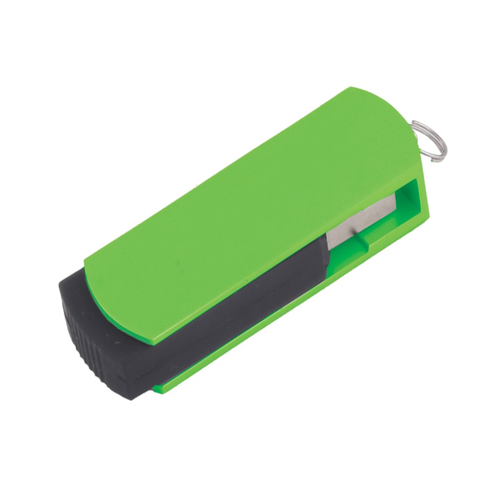 Aluminum Flat Swivel USB Flash Drive (512MB) 5