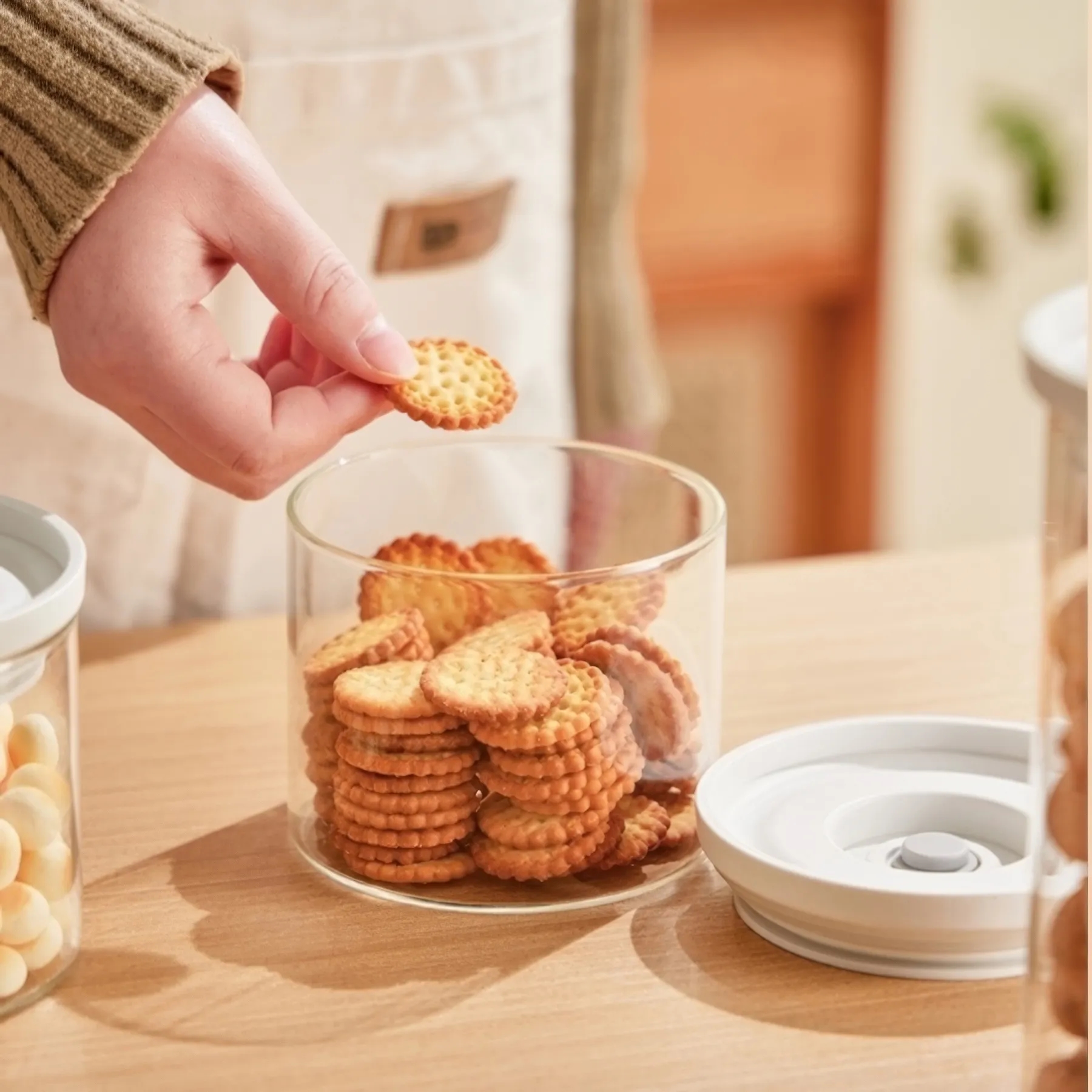 Electric Vacuum Glass Sealed Jar 450ml 5