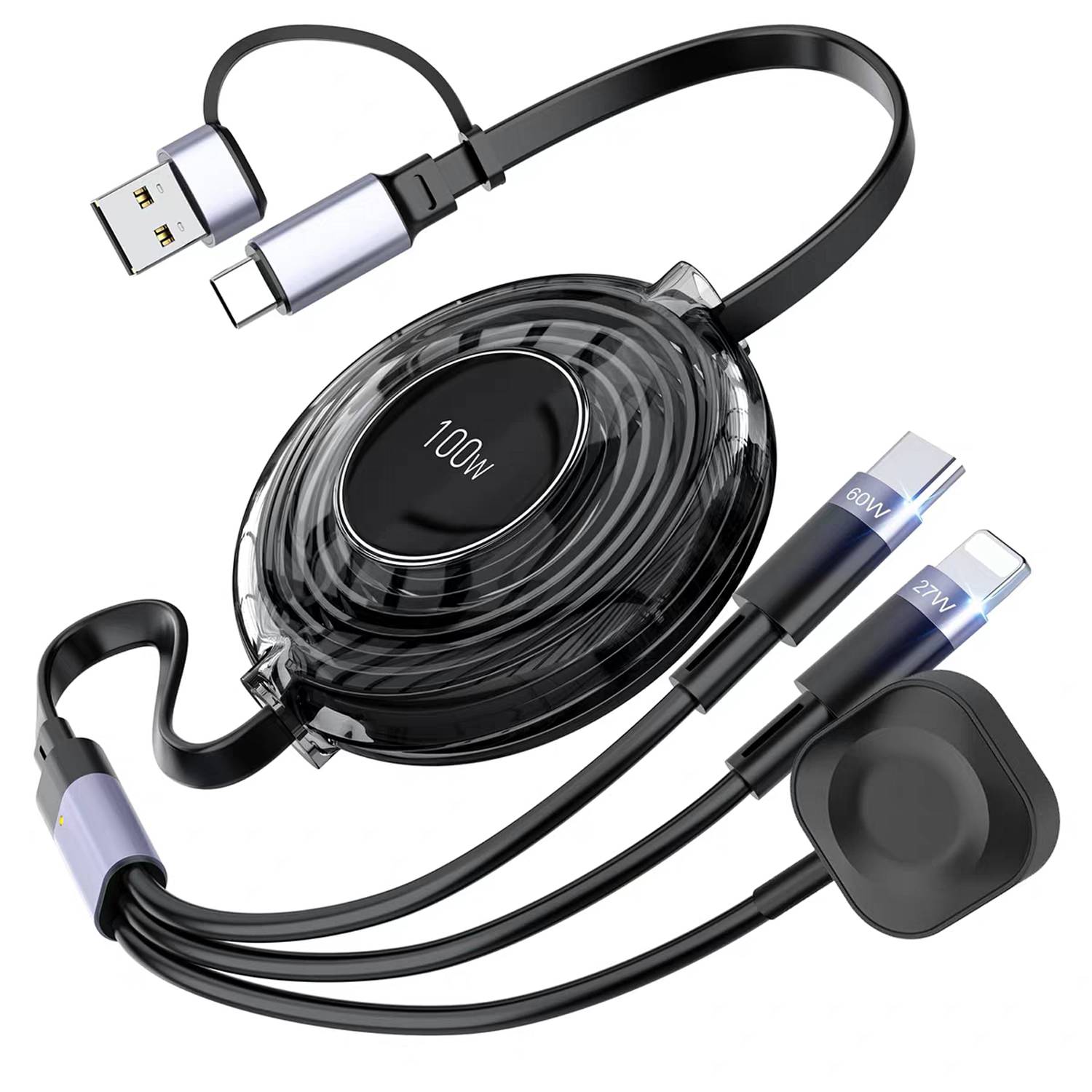 100W Multi-Device Fast Charging Cable for Smartphones 4