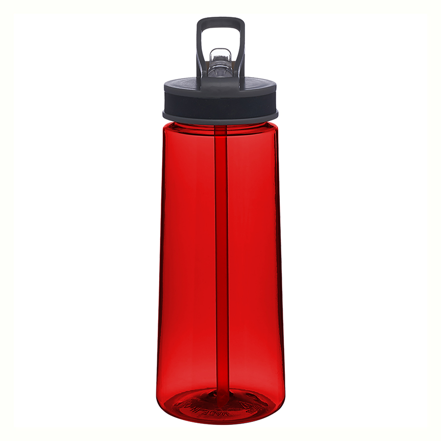 Sports Plastic Water Bottle - with Sip Straw, 22 oz. 4