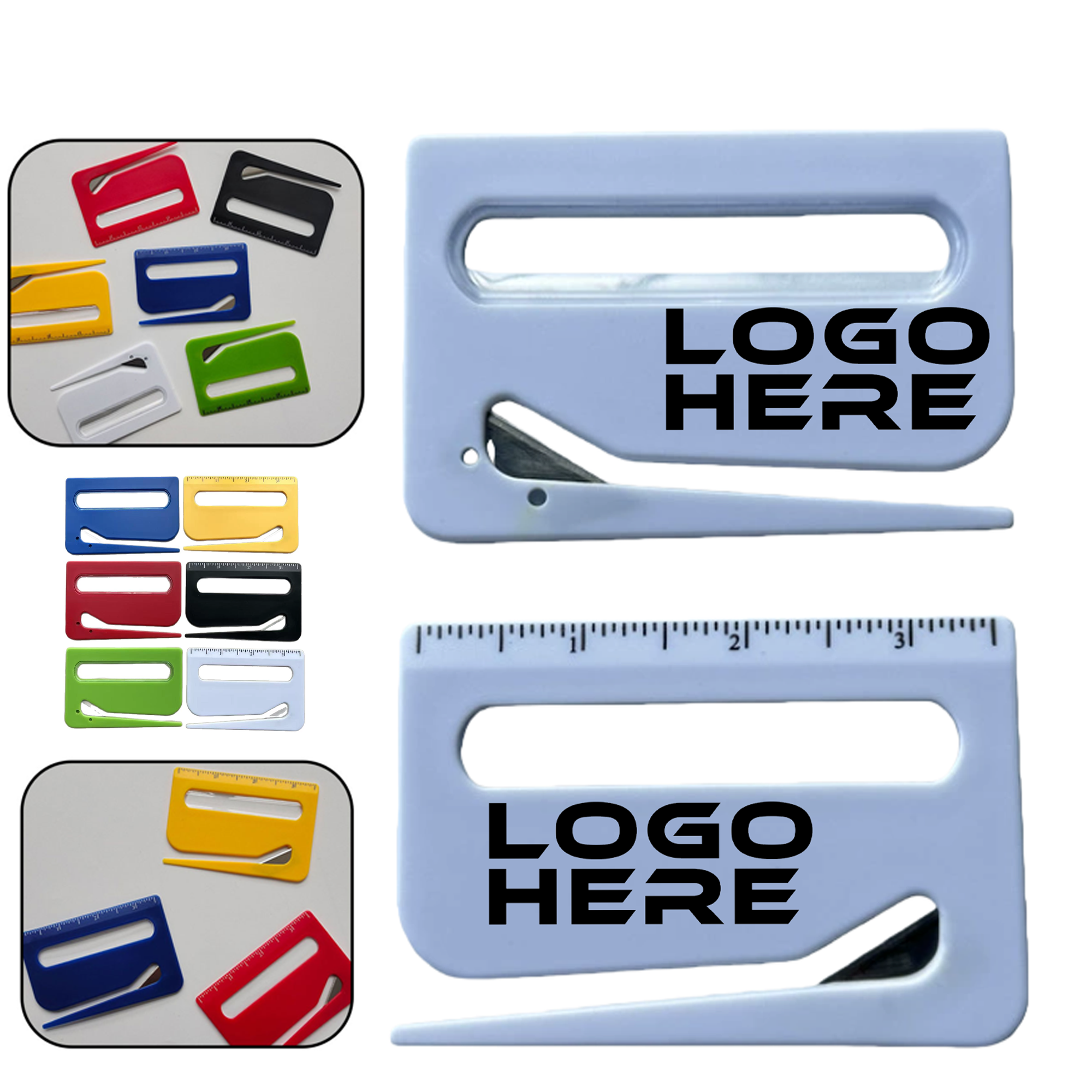 Customized 3-in-1 Magnifier Letter Opener With Ruler 4