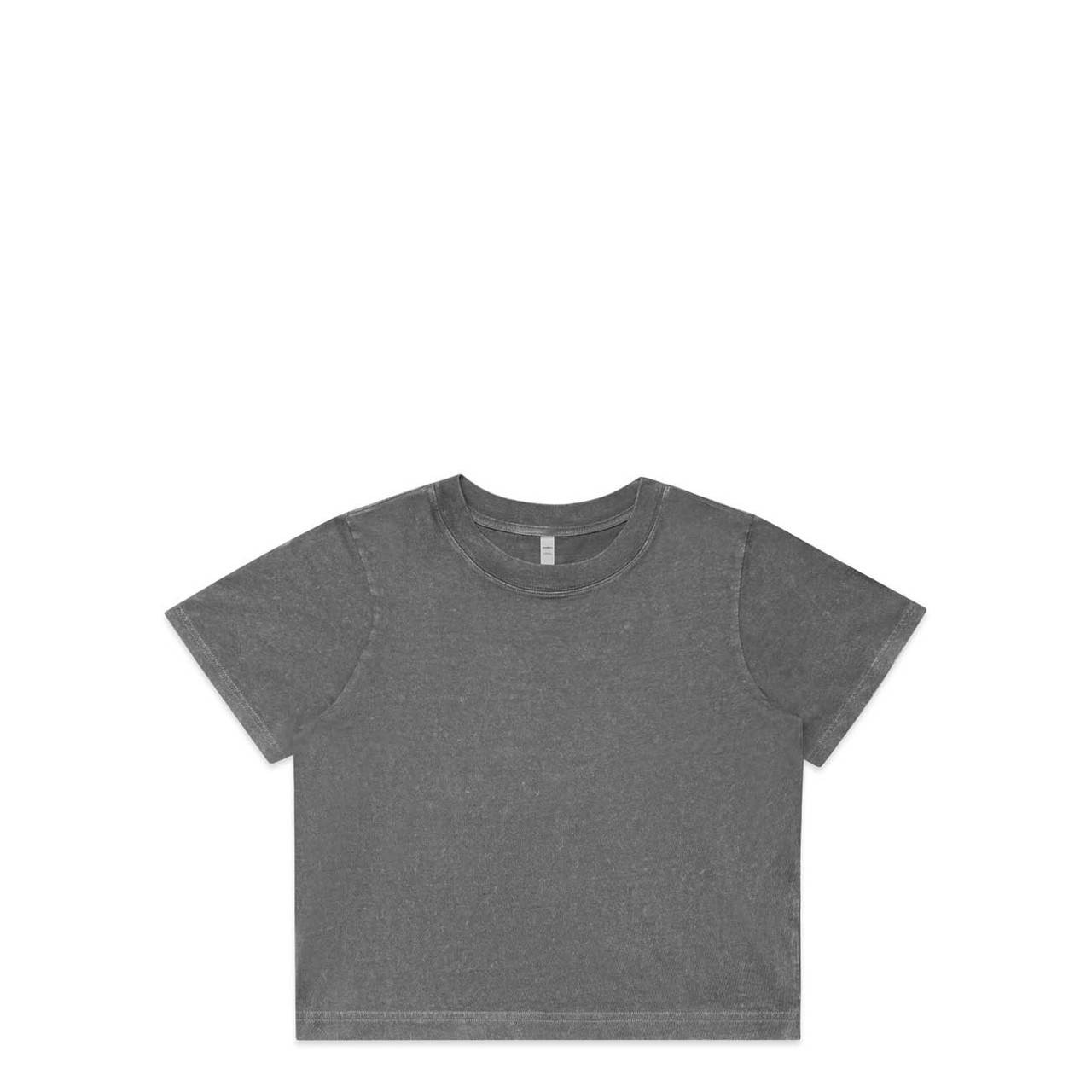 Wo's Stone Wash Heavy Crop | 4086 11
