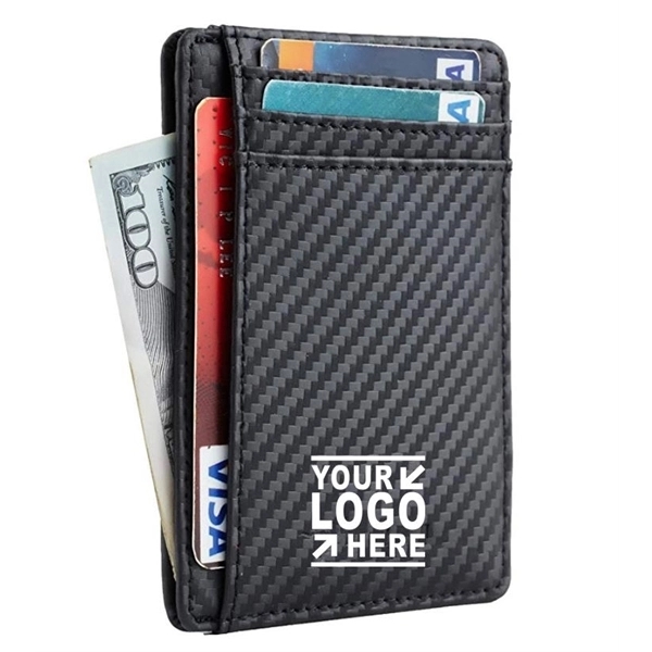 Front Pocket Minimalist Leather Slim Wallet RFID Blocking Me 1