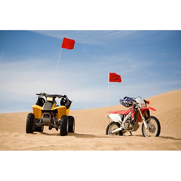 Digital Printed Bike Flags - Poly 1