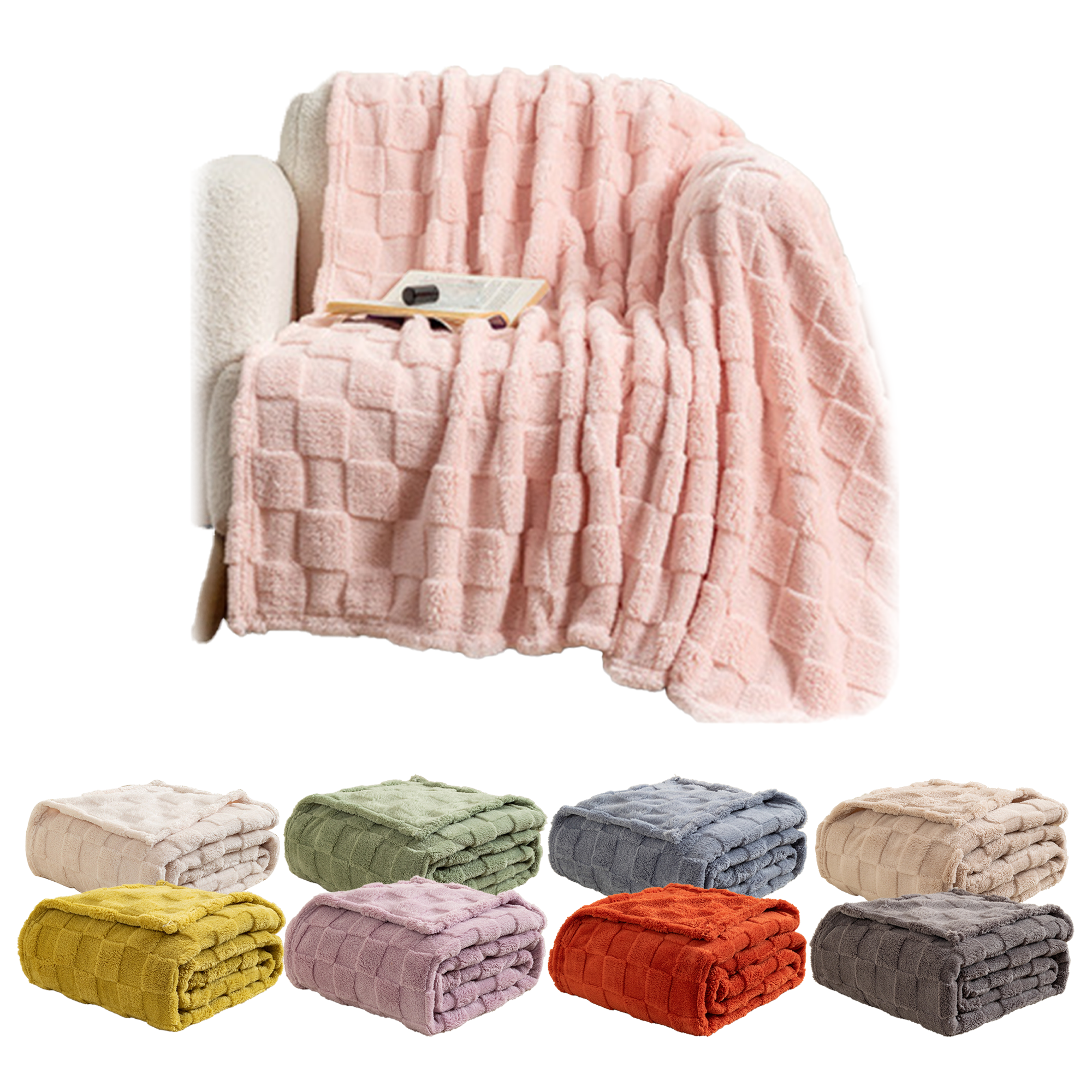 Fleece Throw Blanket for Couch 2