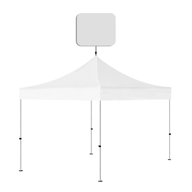 Econo Pop-Up Tent - 10' x 10', White No Imprint 2