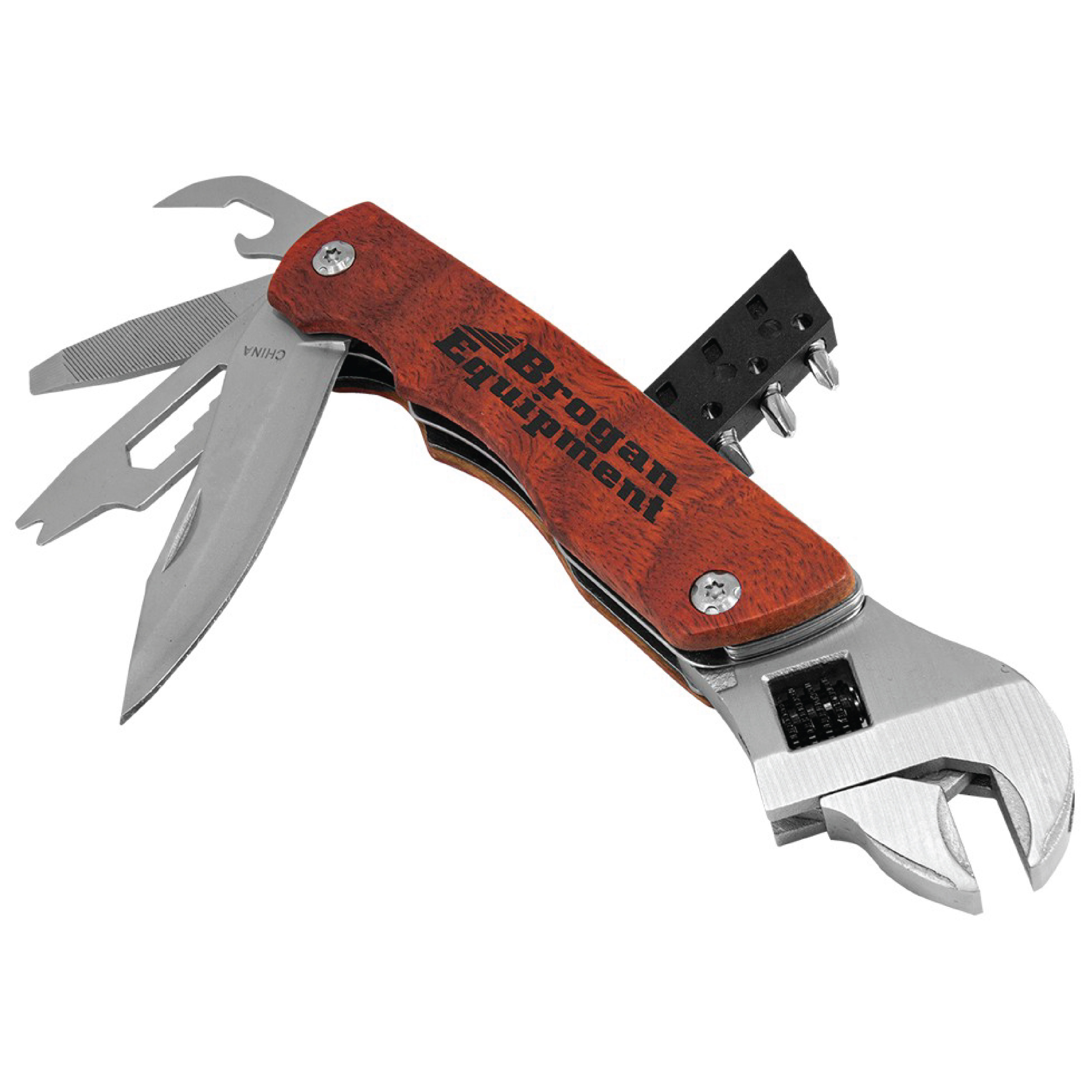 6 1/2" Wrench Multi-Tool with Wood Handle/Bag 3