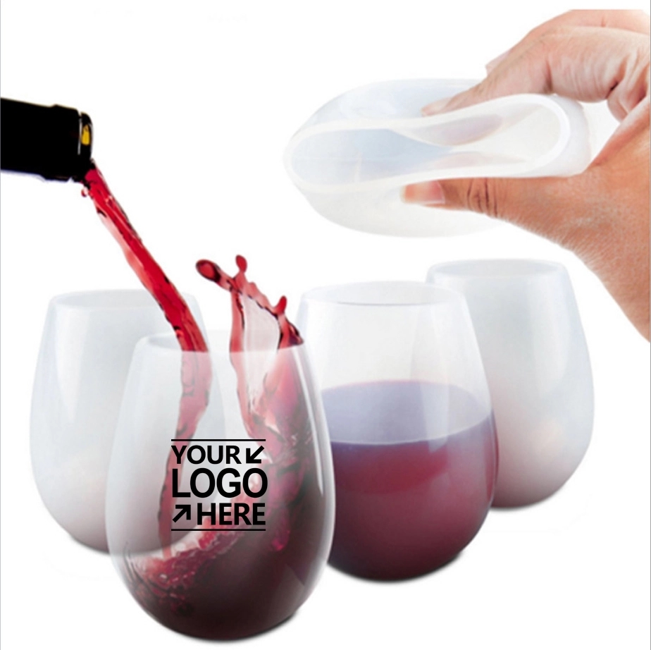 Unbreakable Rubber/Silicon Wine Glasses for Outdoor Camping 11