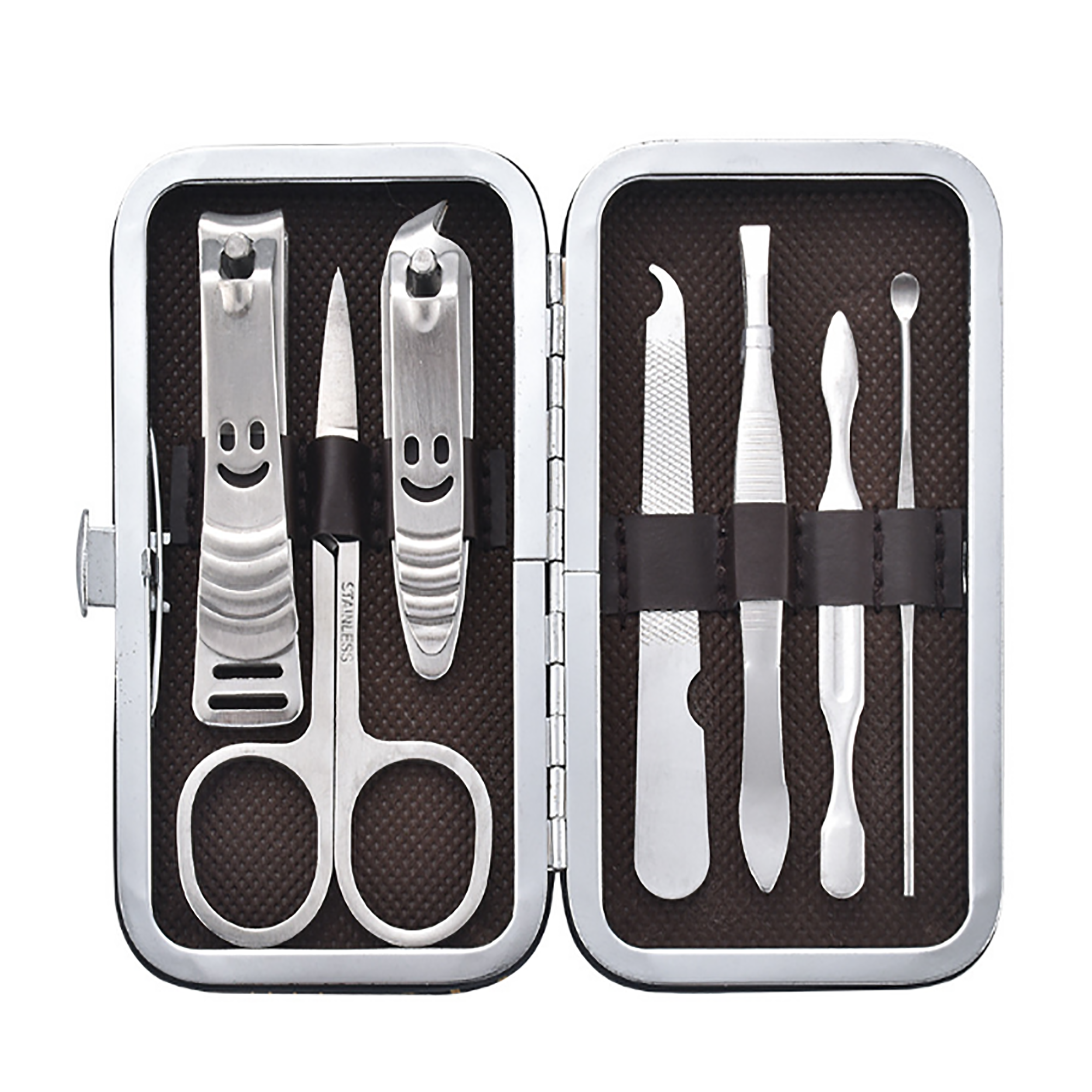 Stainless Steel Nail Clippers Set Of 7 Pieces 2