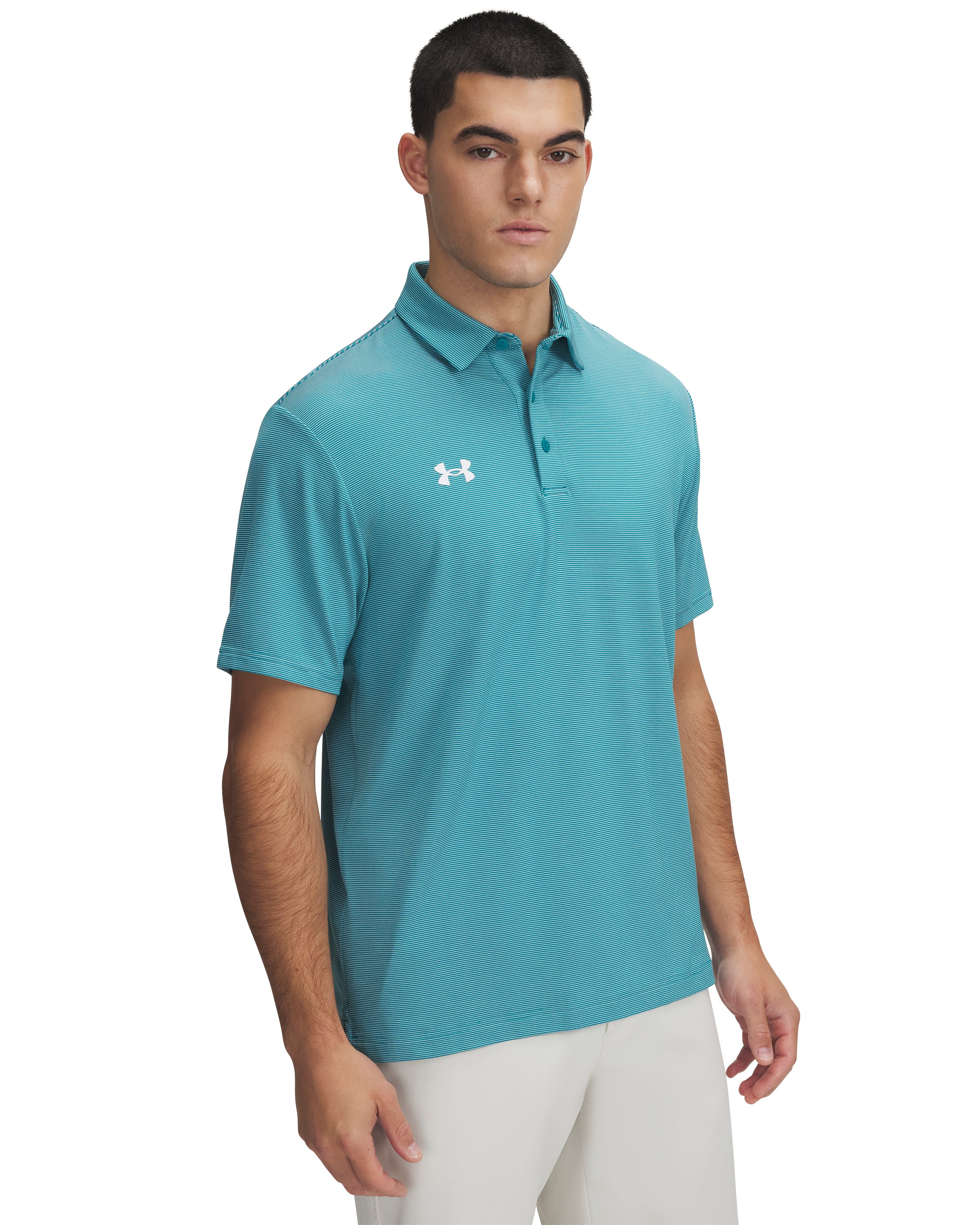 UA Playoff Team Stripe Men's Polo 12