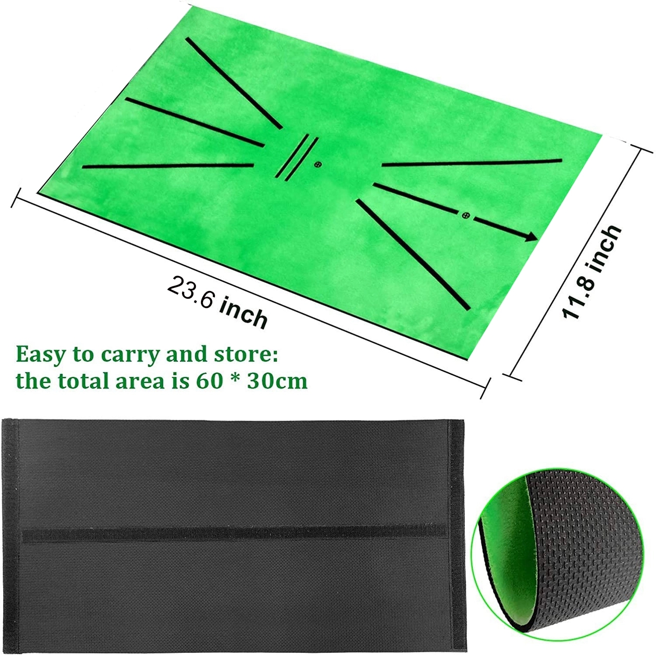Golf Training Mat Set 4