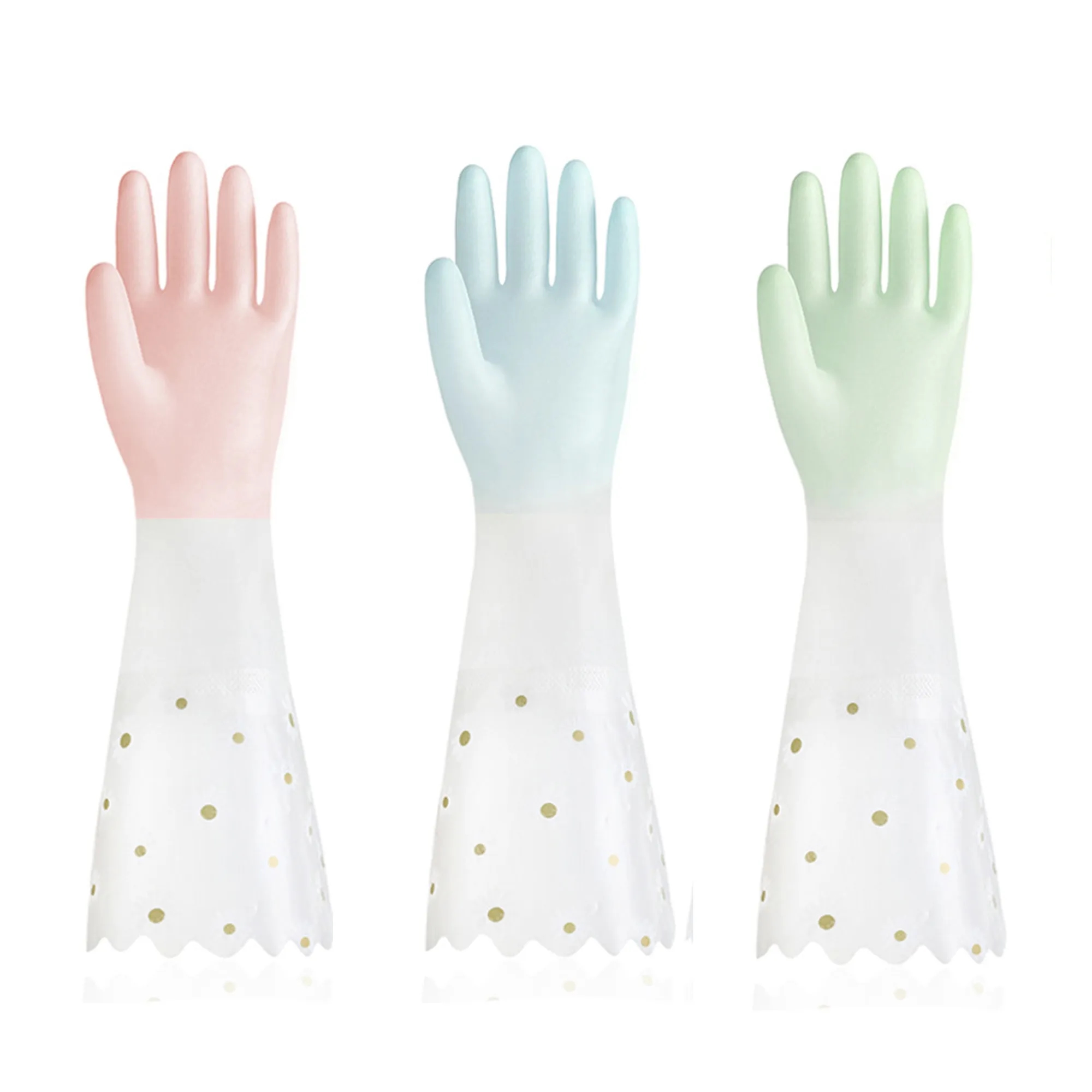 PVC Household Cleaning Gloves 2