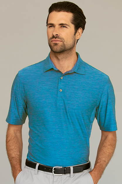 Greg Norman Play Dry® Heather Solid Polo 4