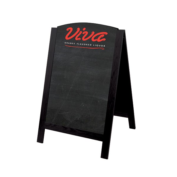 A-frame Chalkboard Sign w/ Open Top