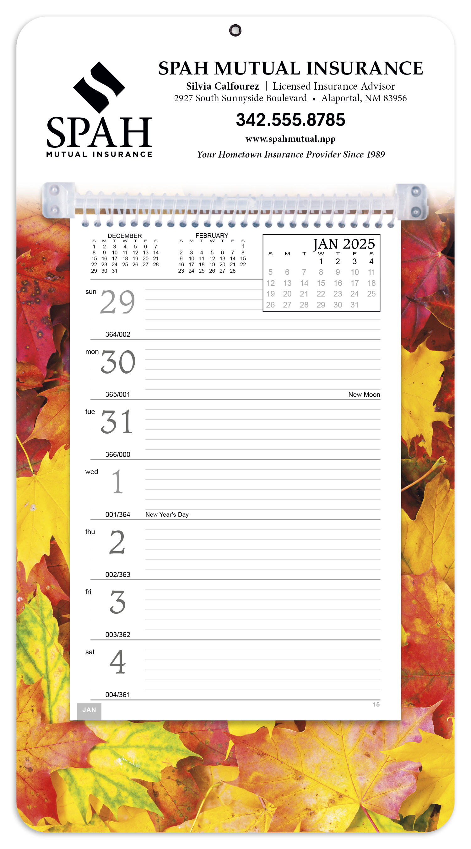 Triumph® Calendars Full-Color Weekly Memo Calendar 1