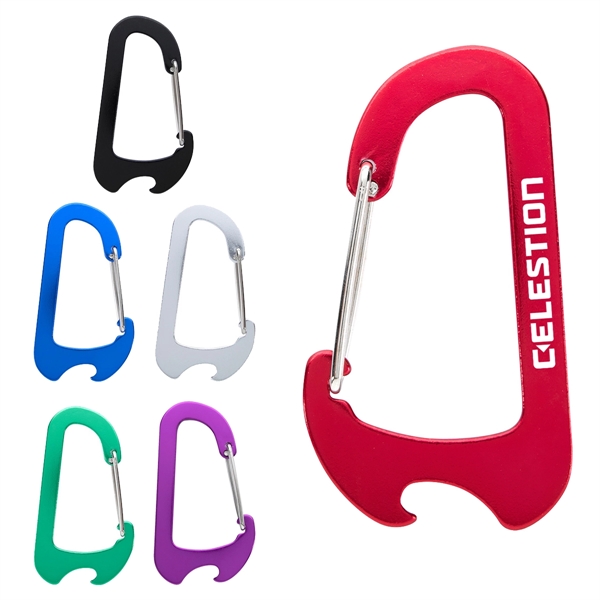 Carabiner and Bottle Opener in 1