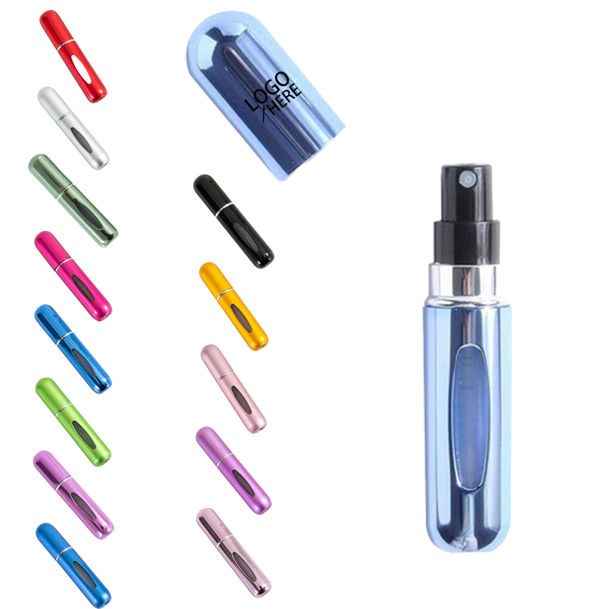 Self-Pumping Metal Perfume Atomizer 2