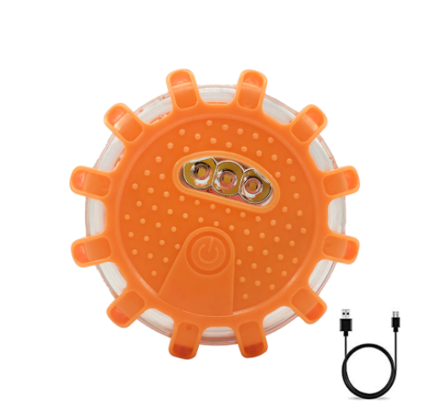 USB Rechargeable Road Flashing Lights 2