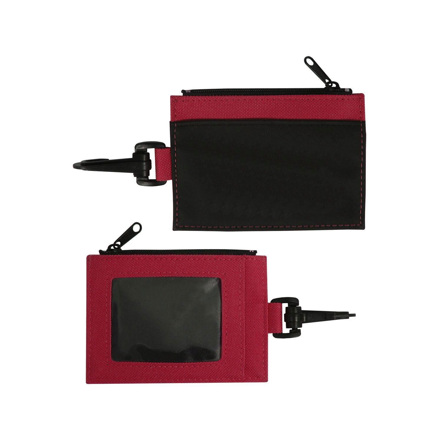 Zippered Id Wallet W/Clip 3
