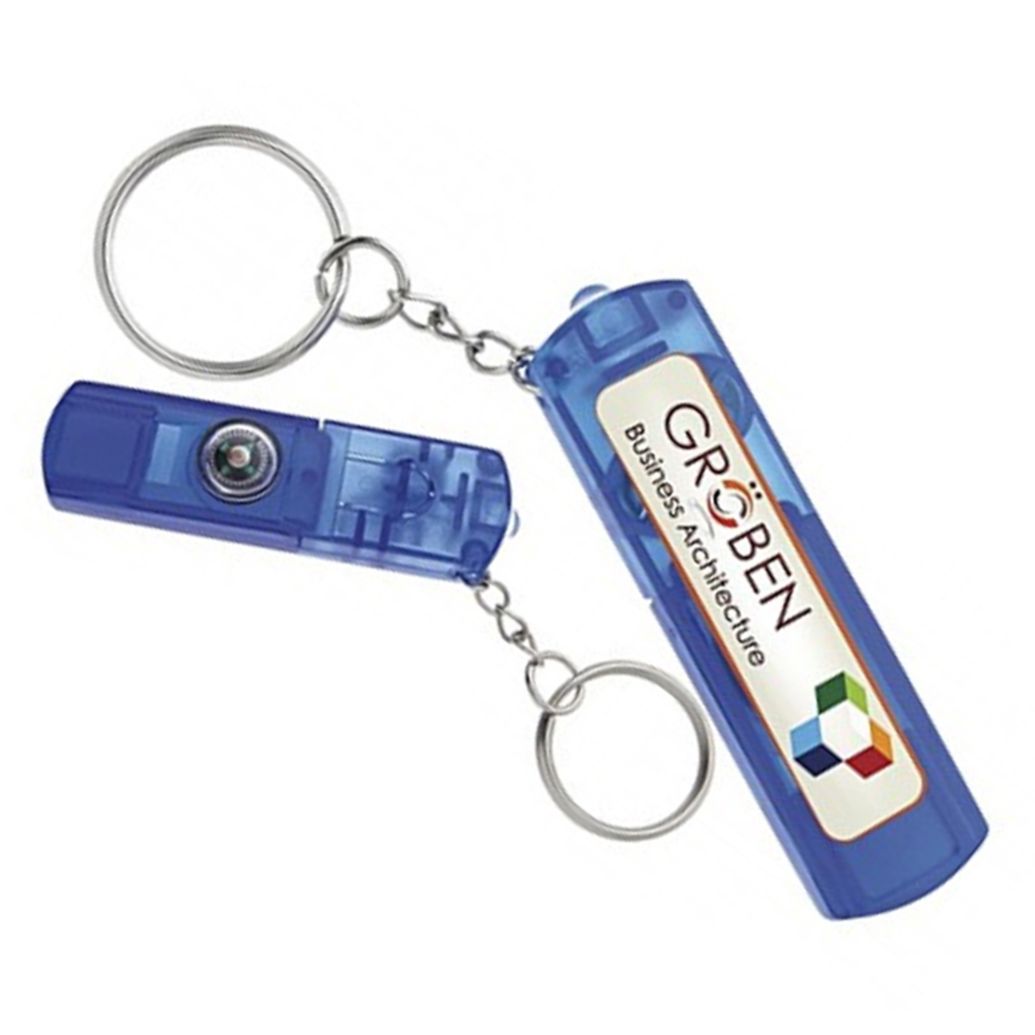 3-in-1 Compass and Whistle LED Keylight 8
