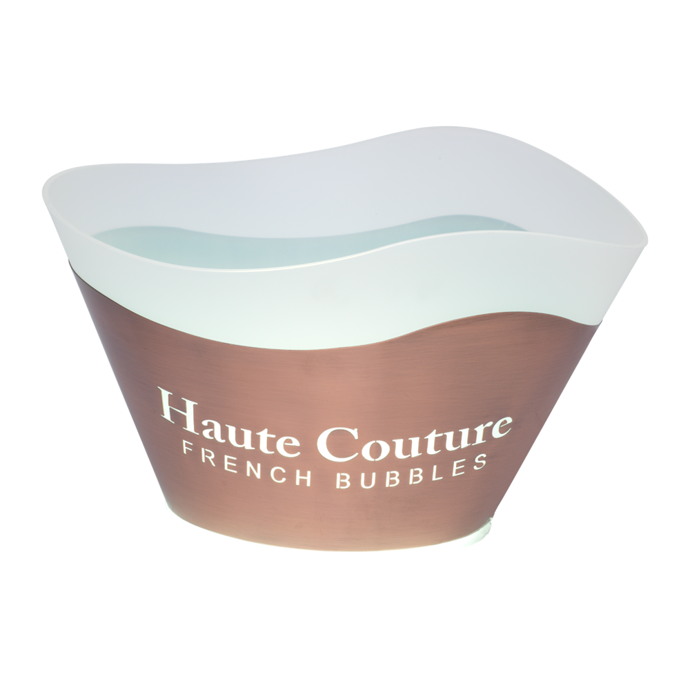 Half Metal LED Ice Bucket 8