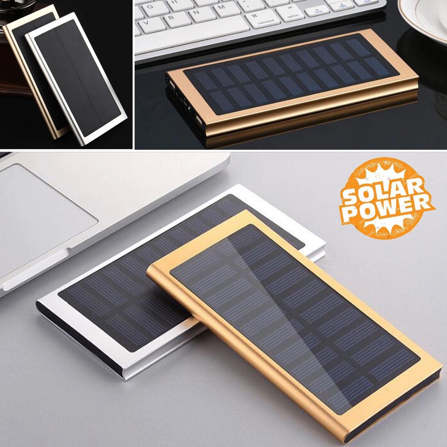 High Capacity Solar Power Bank 8000mAh 5