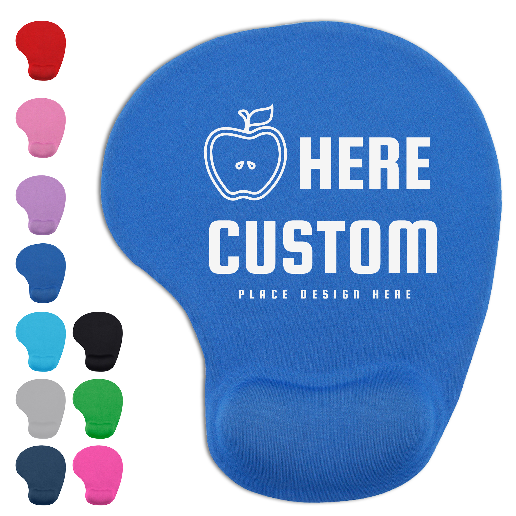 Silicone Wrist Rest Mouse Pad Available in 9 Colors 2