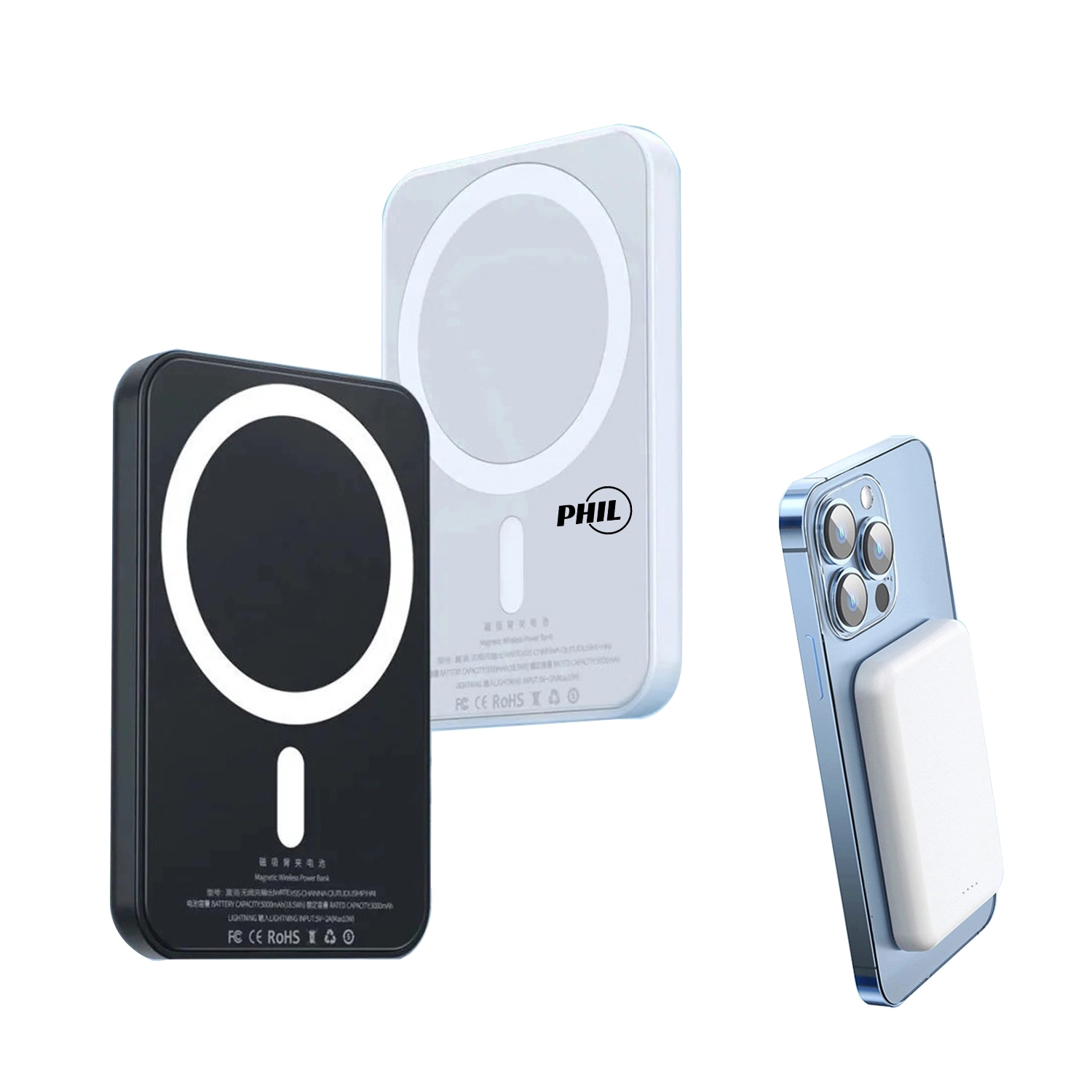 5000Mah Magnetic Wireless Power Bank 3