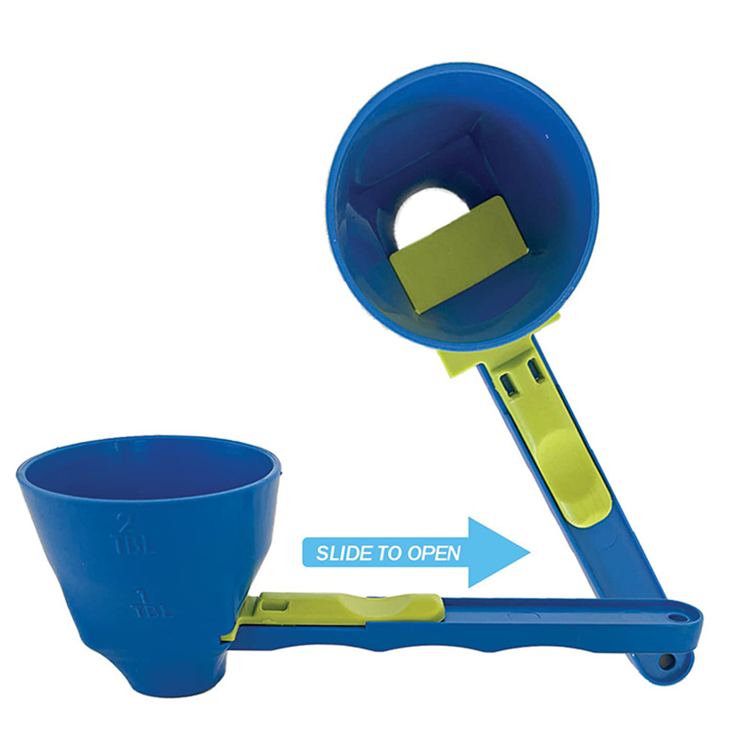 Plastic Precision Pouring With The No-Spill Sliding Scoop And Funnel 4