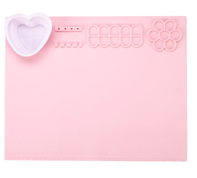 Kids Silicone Drawing Mat Washable Heat Resistant Pad 6