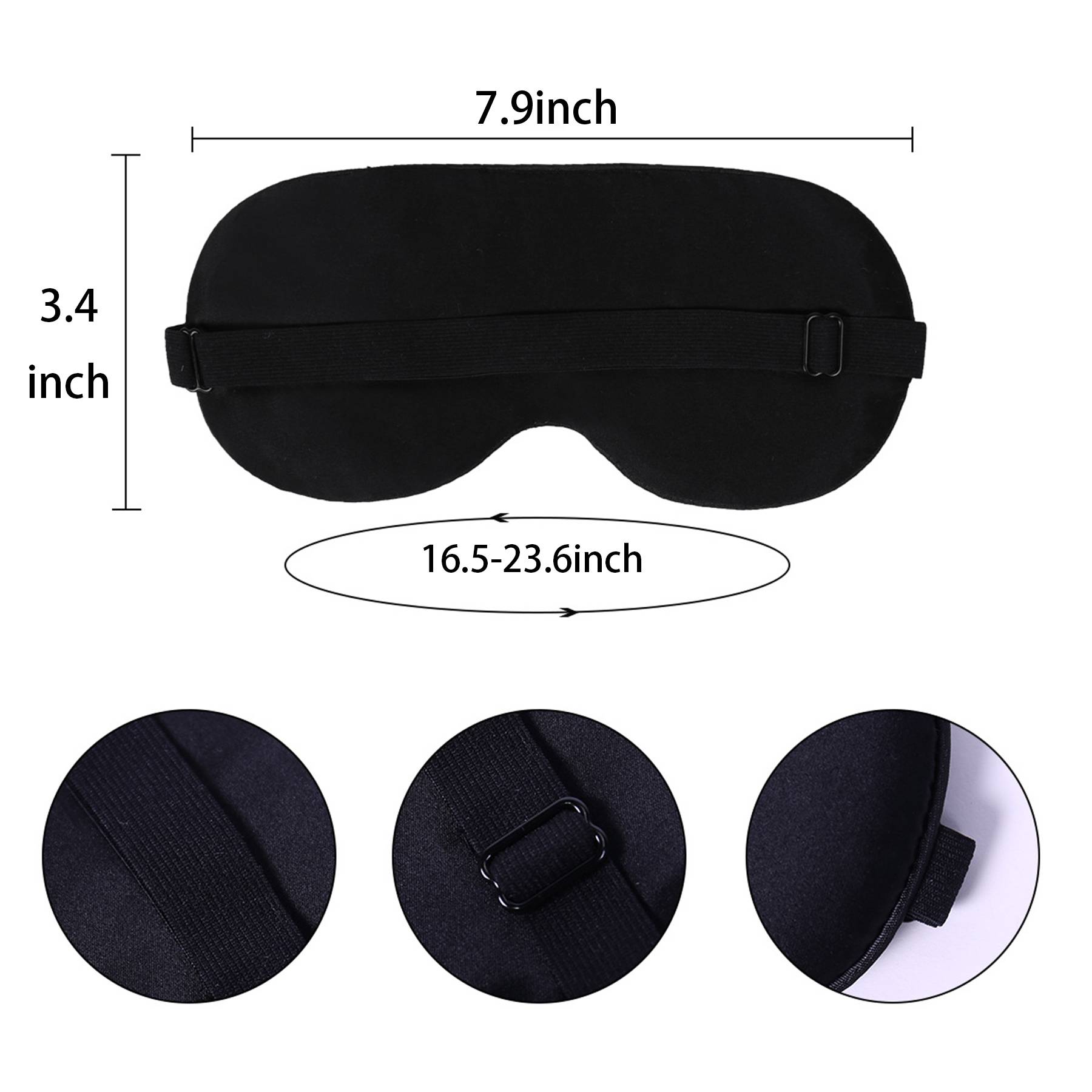 Silk sleep breathable eye mask 7